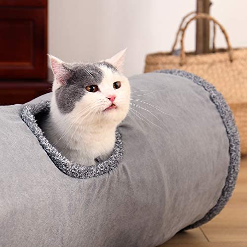 PAWZ Road кошка тоннель .... игрушка складной крепкий .... имеется тоннель M серый ( серый M)