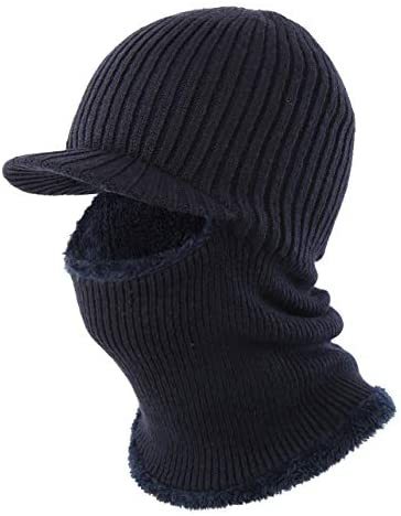 ( коннектор il )Connectyle мужской зима защита горла "neck warmer" шляпа балаклава капот утеплитель ( темно-синий голубой Free Size)