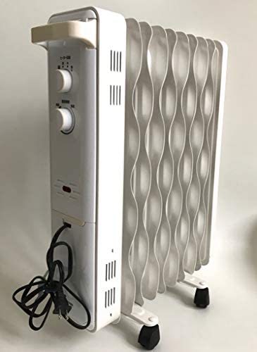 リアル アイリスオーヤマ KWOH-120C-W ウェーブ型オイルヒーター オイルヒーター