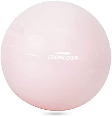 Soomloom фитбол 65cm йога * стрейч * фитнес мяч . departure предотвращение стул диета body . тренировка ( розовый )