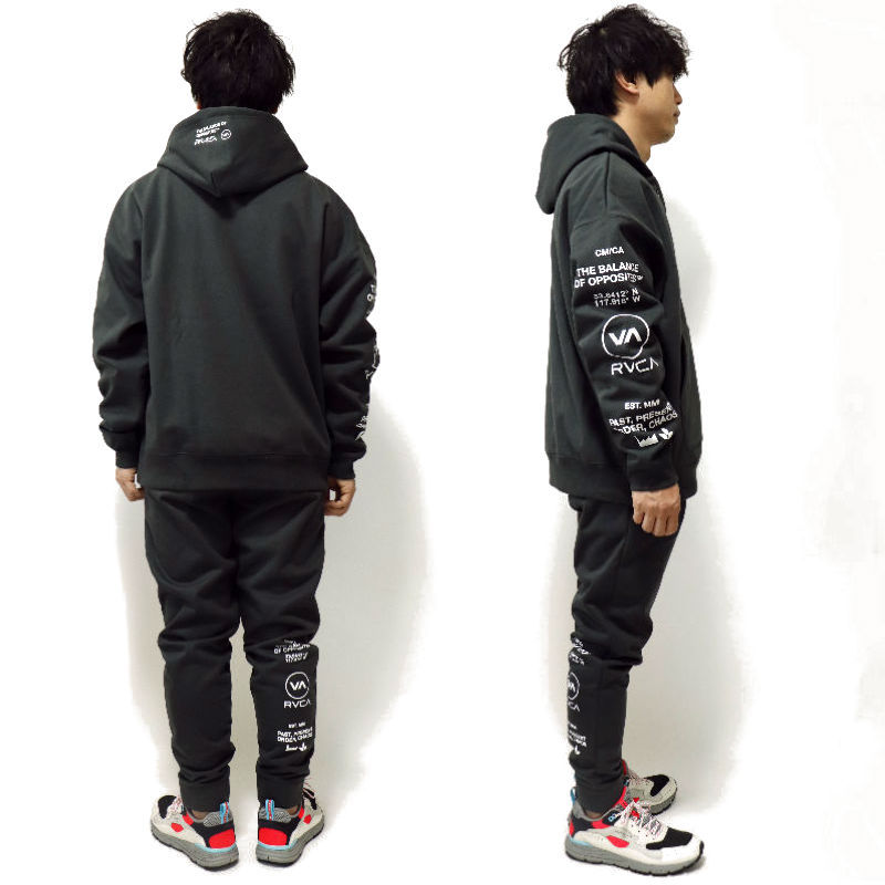 RVCA 上下セット スエットパーカー スエットパンツ RVCA ルーカ スウェット セットアップ パーカー パンツ メンズ