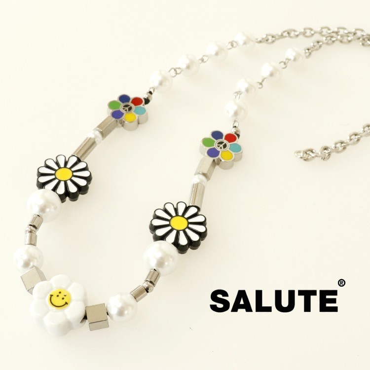 SALUTE サルーテ FLOWER ANARCHY NECKLACE フラワーアナーキー