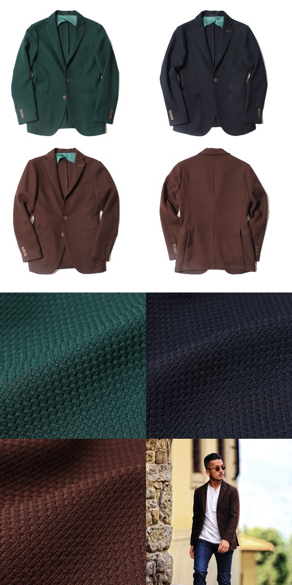 RICORZO(リコルゾ)　テーラードジャケット RICORZO リコルゾ テーラードジャケット BITTER ビター メンズ : UPPER