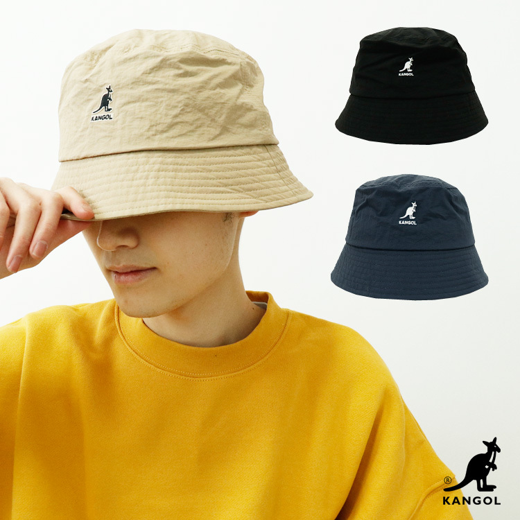 即納★入手困難★KANGOL★SMU NYLON BUCKET HAT★K4334SM BLACK Cotton Bucket – Kangol