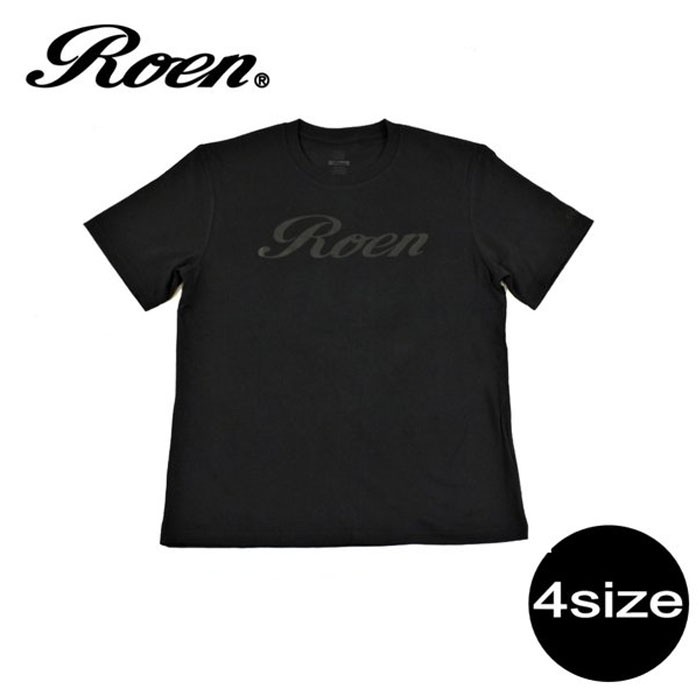 Roen 半袖　Tシャツ　スカル【48】ヘンリーネック　y2k フェードブラック upper-gate_59147003