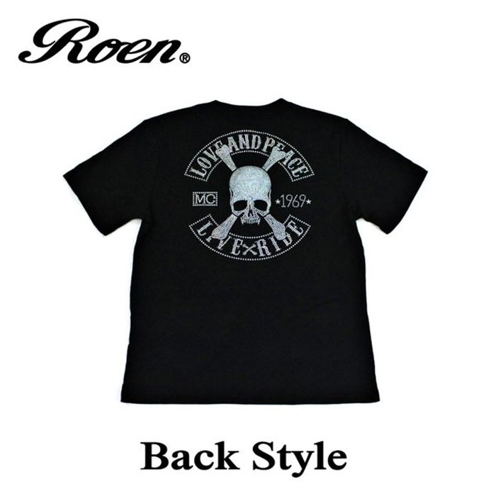 Roen semanticdesign 長袖 デザイン Yシャツ スカル ドクロ Roen
