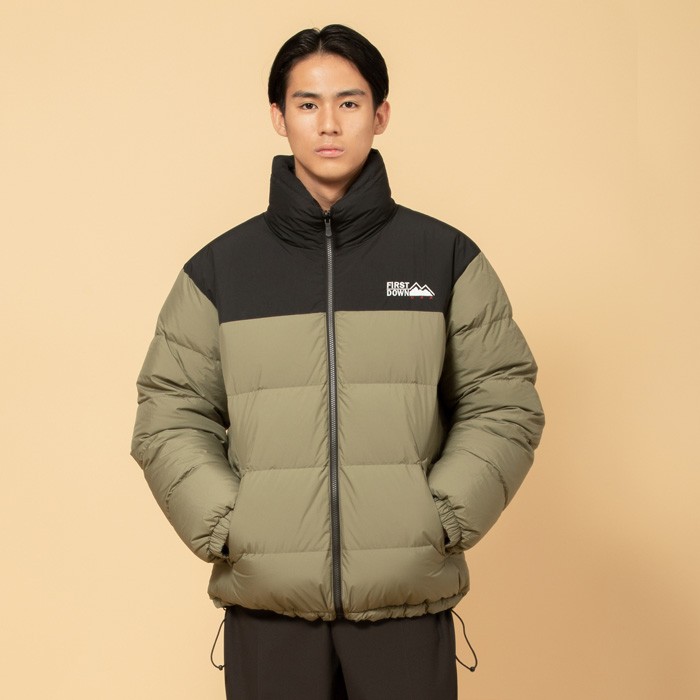 FIRST DOWN ファーストダウン リバーシブル ダウンジャケット 防寒 秋