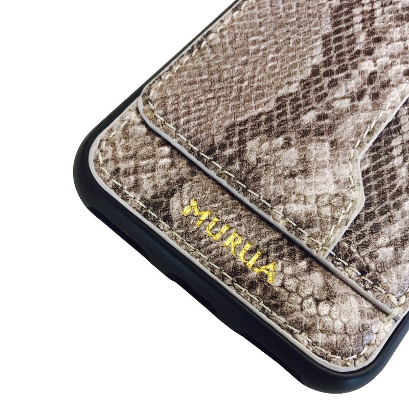 アイフォン6 アイフォン7 Iphone6 6s 7対応 背面ケース Murua ムルーア Gizmobies Python 2way Brn Ab 0672 Ip67 Upper Gate 通販 Yahoo ショッピング