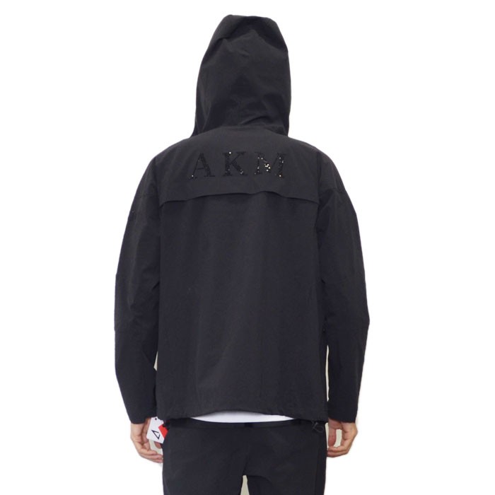 AKM Contemporary エイケイエムコンテンポラリー ナイロン 4WAY ストレッチ フードパーカ パーカー ジャージ メンズ ホワイトXL XXL AKM AKM Contemporary エイケイエム ナイロン 4WAY ストレッチ フード