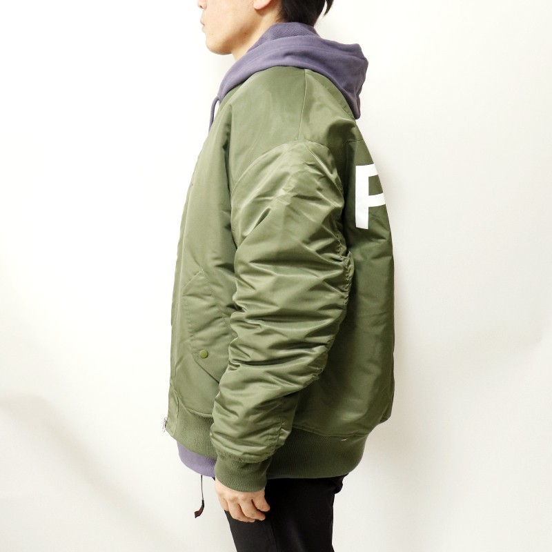 RVCA ルーカ MA-1 ジャケット リバーシブル バックロゴ