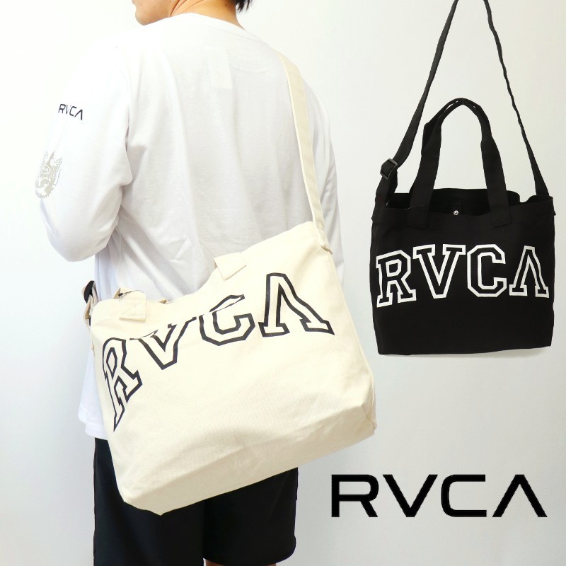 RVCA ルーカ 2WAYトートバッグ ショルダーバッグ カジュアル 通勤 通学 旅行 プレゼント おしゃれ ブランド