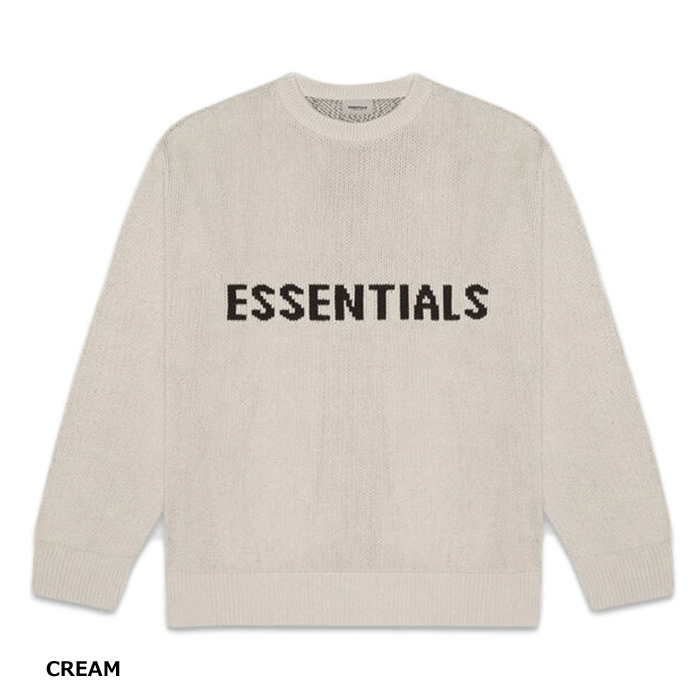 FOG ESSENTIALS(エッセンシャルズ)FRONT LOGO CREW KNIT ニット メンズ