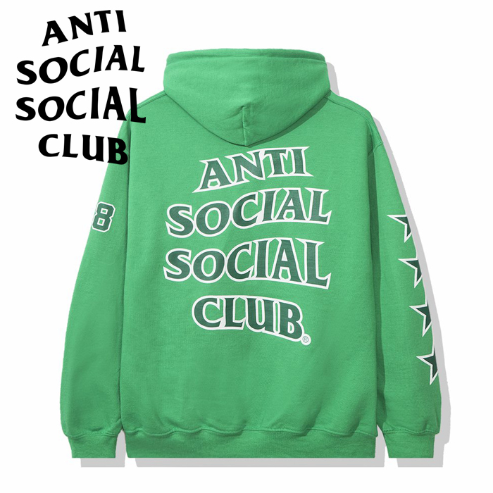 anti social social club パーカー アンチソーシャルソーシャルクラブ Sports Green Hoodie フーディー メンズ  レディース ユニセックス