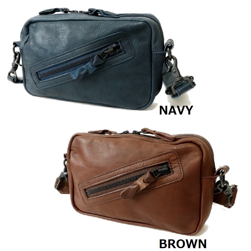 Butler Verner Sails（バトラーバーナーセイルズ） 馬革スクエアジップ