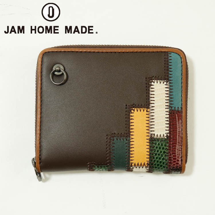 (ジャムホームメイド) JAM HOME MADE グラム/glamb GAUDY ラウンドファスナー 二つ折り財布 - マルチ 折たたみ  ユニセックス ブランド