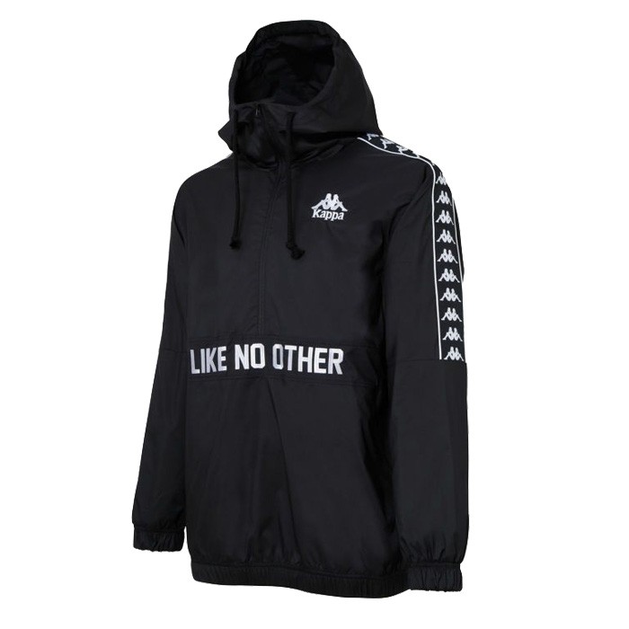 希少カッパKONTROLL 黒 長袖ジャケット　kappa Kappa 爆買 カッパ メンズ 男性 上着 ジャケット 長袖 アウター