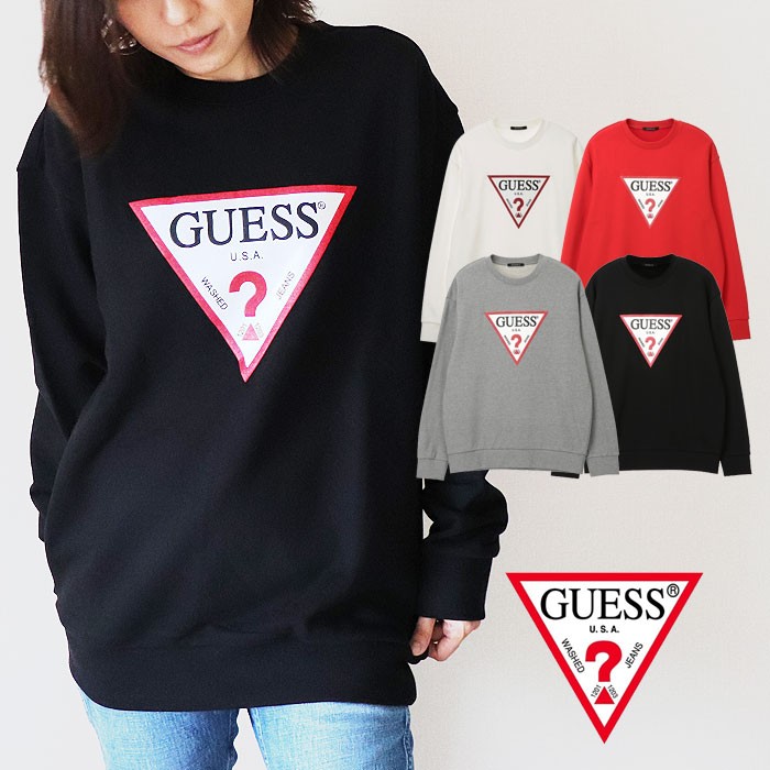 GUESS ゲス スウェットワークジャケット L♯highv MEN'S L/Slv Sweatshirt スウェット トレーナー | GUESS(ゲス