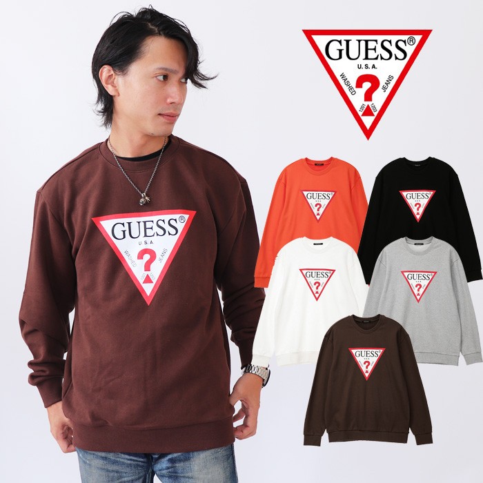 GUESS ゲス スウェット トレーナー レディース メンズ 男女兼用 男性 ロゴ アメカジ ユニセックス ブランド :mj3k8465k:UPPER  GATE 通販 