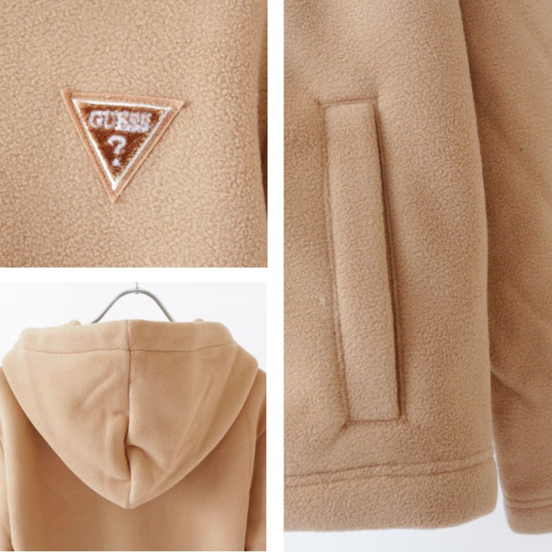 GUESS（ゲス） SALE セール ミニロゴフリースジップパーカー 