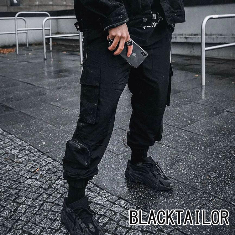 BLACKTAILOR ブラックテイラー N8 CARGO BLACK メンズ