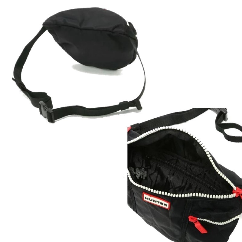 【お値下げ】Hunterボディバッグ　ブラック ハンター HUNTER ORIGINAL PUFFER BUMBAG （BLK） -ファッション