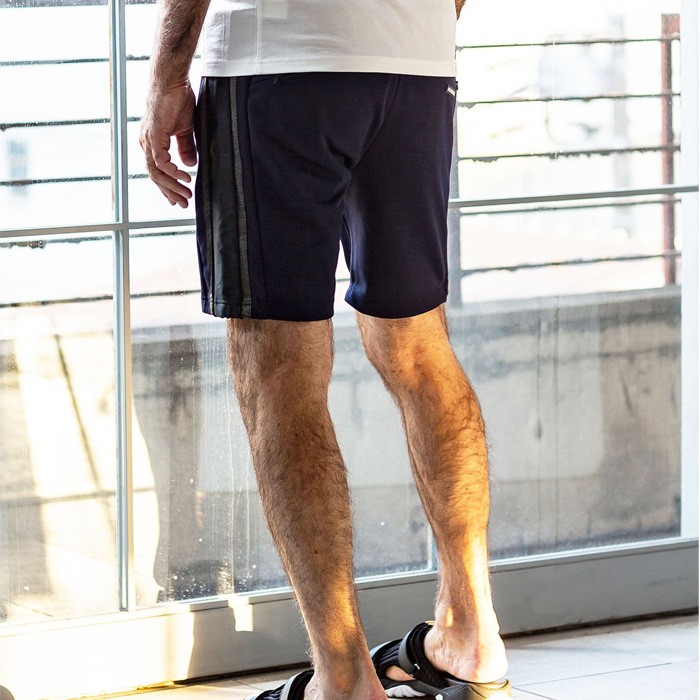 新品 1PIU1UGUALE3 セットアップ ブラック L ハーフパンツジャージ PANTS JERSEY (ジャージパンツ) | 1PIU1UGUALE3