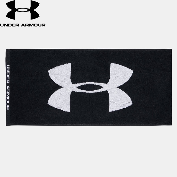 UNDER ARMOUR UAタオル ミディアム2.0 （Black / White / White） 1353581 001 タオルの商品画像