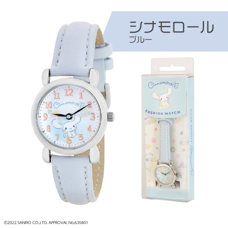  Sanrio Junior часы SR-HA02 Cinnamoroll черный mi Pochacco Pom Pom Purin ребенок наручные часы подарок 