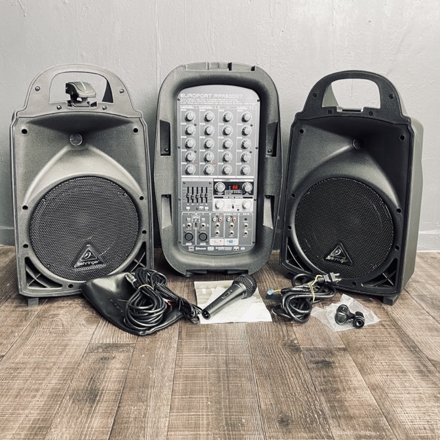  portable simple PA system [ used ] operation guarantee BEHRINGER EUROPORT PPA500BT mixer built-in Bluetooth correspondence Behringer /63878