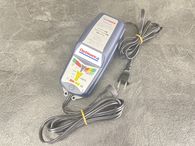 OPTIMATE4 12V exclusive use battery charger [ used ] operation guarantee TEC MATE hill rice field commercial firm OptiMate4 battery maintainer battery charger /7821