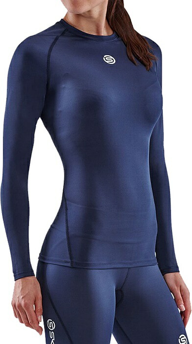  Skins S-1 женский wi мужской tops длинный рукав темно-синий 18221110 ( наличие )( наша компания )( почтовая доставка не возможно )