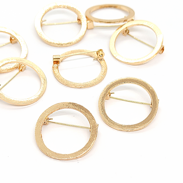  brooch diameter approximately 30mm 2 piece notes necessary verification Circle frame corsage brooch foundation pin brooch metal fittings accessory parts brooch parts 