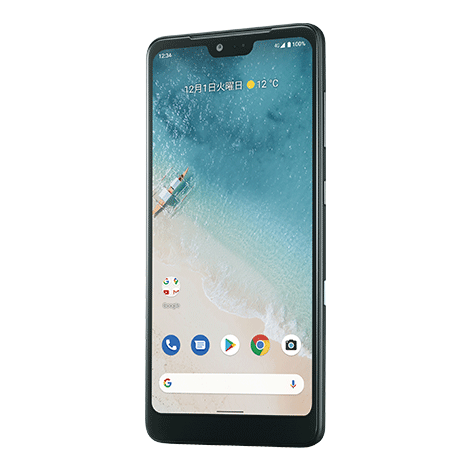  used S rank SIM lock released .Android One S8 body only SIM free pale blue black white Kyocera waterproof dustproof Y!mobile wide-angle face certification 