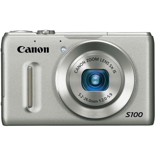 キヤノン パワーショット PowerShot S100（シルバー） コンパクトデジタルカメラ本体の商品画像