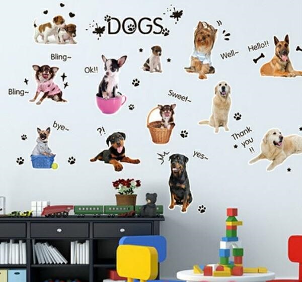 ウォールステッカー 動物 おしゃれ 子供部屋 犬 カフェ モダン アニマル 壁シール シール インテリアシール かわいい 専門店 ウォールシール 窓 壁紙 Vr Vr Value Deco Park 通販 Yahoo ショッピング
