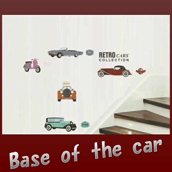 ウォールステッカー おしゃれ 子供部屋 車 風景 乗り物 海 ランキングや新製品 南国 ウォールシール サーフ Vr0191 アンティーク カフェ お風呂 壁紙シール レトロカー モダン