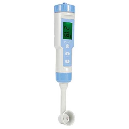 Shopping Spree Salinity Tester, High Accuracy IP67 Portable Blue and White Salt Concentration Meter, for Aquarium Salt Water