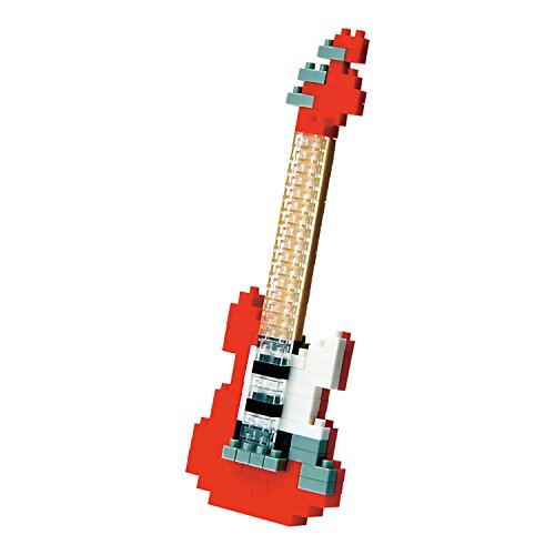 カワダ ナノブロック エレキギター レッド NBC_037 nanoblock ブロックの商品画像