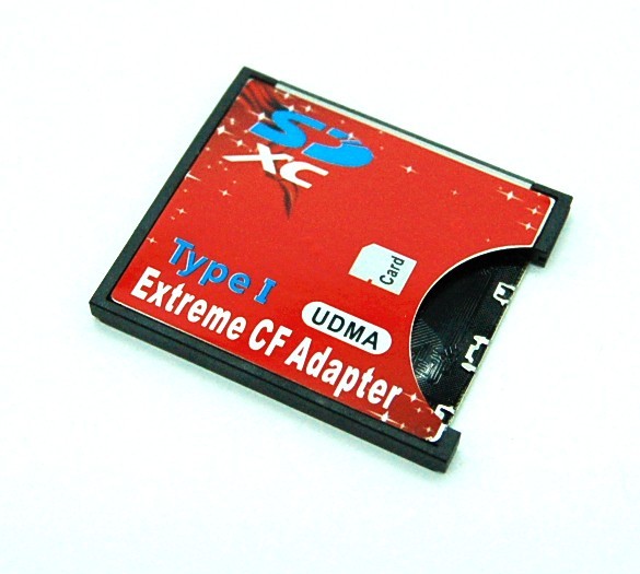 SDカード CFカード TypeI 変換アダプター WIFI SD カード対応 変換 Compact Flash adapter _の商品画像