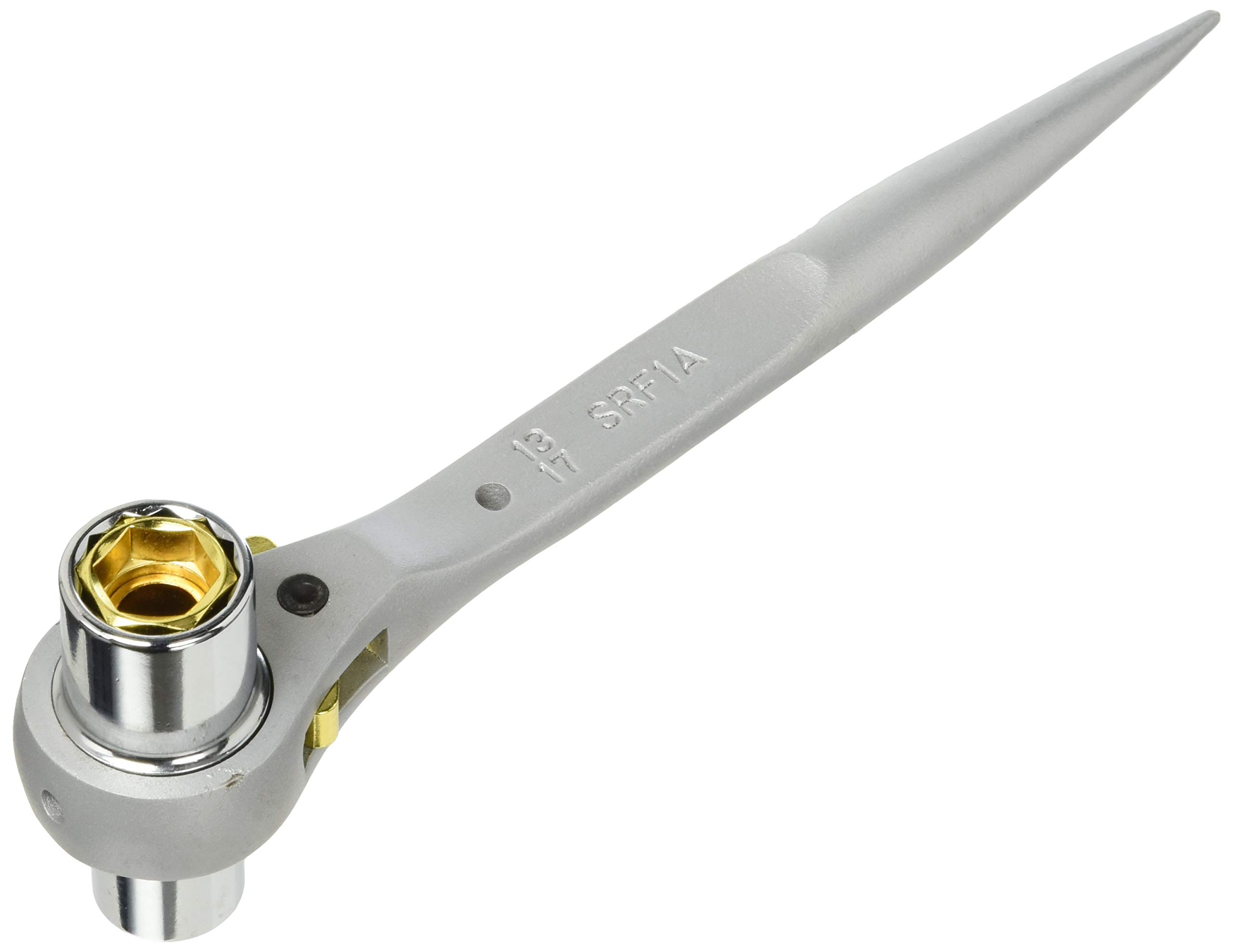  super tool (Supertool) алюминиевый 4 размер трещоточный гаечный ключ внутренний 10*13mm/ внешний 14*17mm [ легкий ] SRF1A