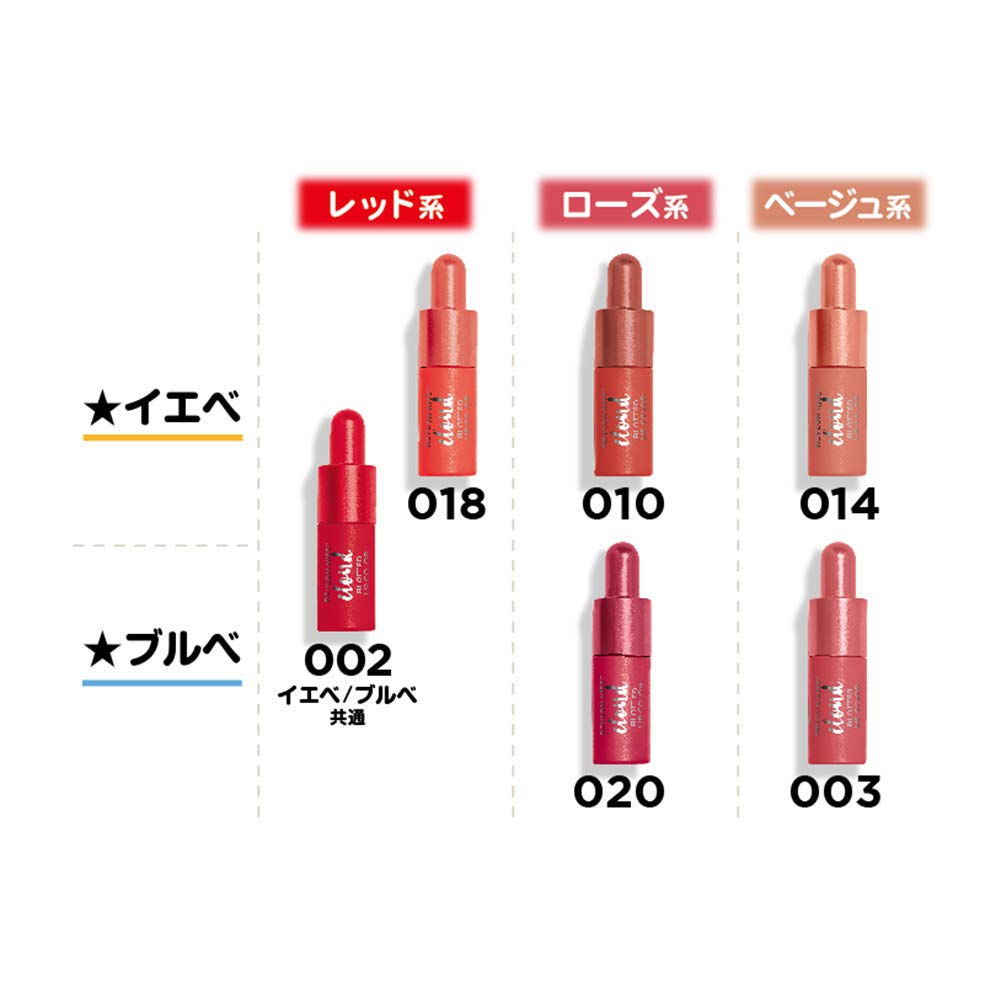  Revlon Kiss k loud b Lotte  drip color 002 Cherry z on ak loud ( color image : Cherry red ) lipstick 5 millimeter liter 