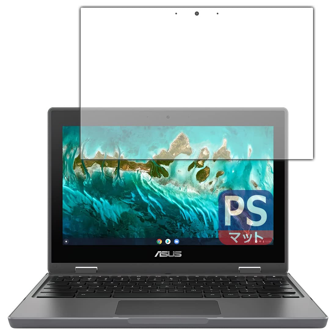 PDA atelier ASUS Chromebook Flip CR1 (CR1100FKA) PerfectShield protection film reflection reduction . fingerprint day 