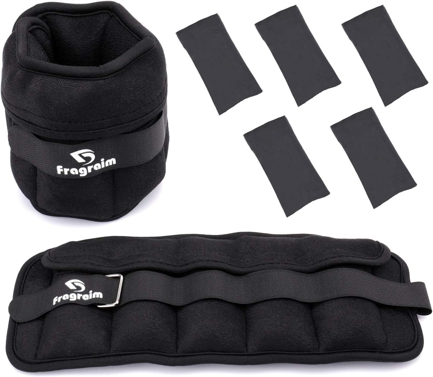Fragraim ankle weight 5 -step adjustment 2 piece collection most small 1.5kg- maximum 8kg.tore weight -ply . wrist pair neck power ankle weight adjustment possibility one leg 