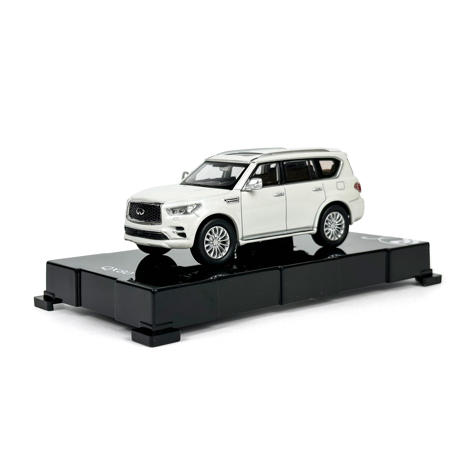 Paudi Model minicar 1/64 Infiniti 2020 QX80 collection final product white 