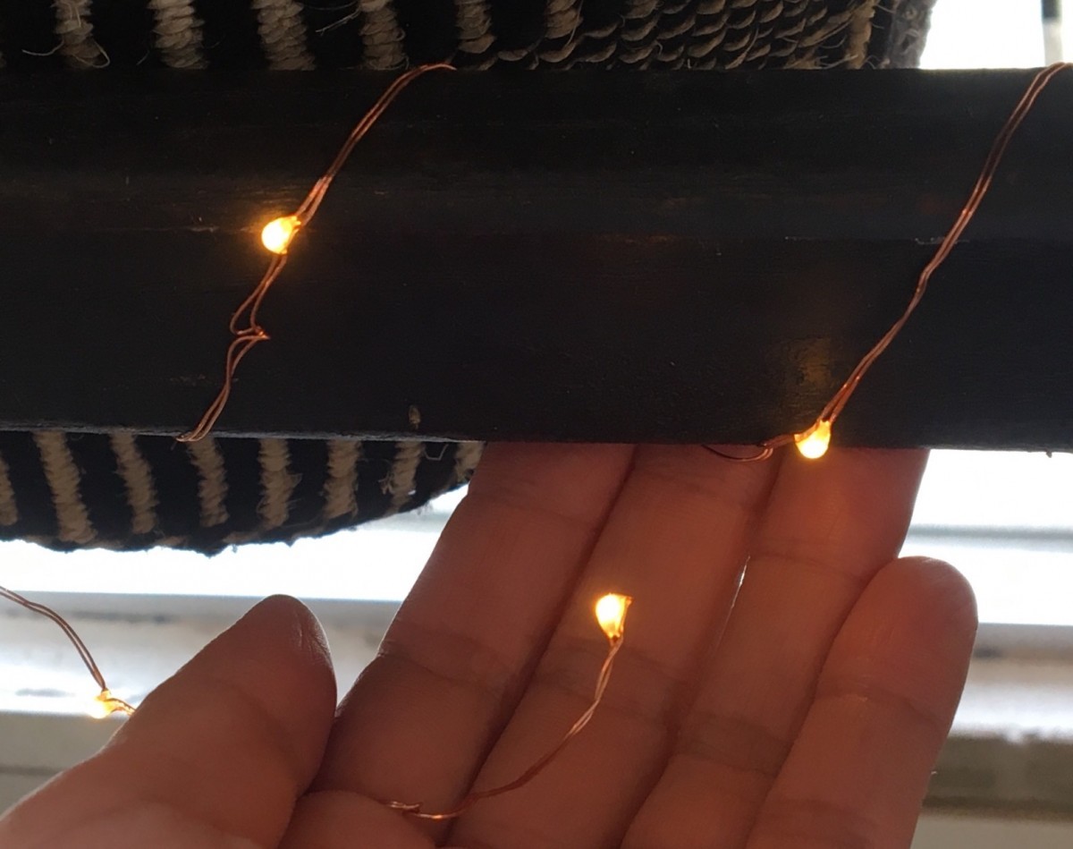  -тактный фары со светящимися кольцами string lights LED illumination тросик медь елка 