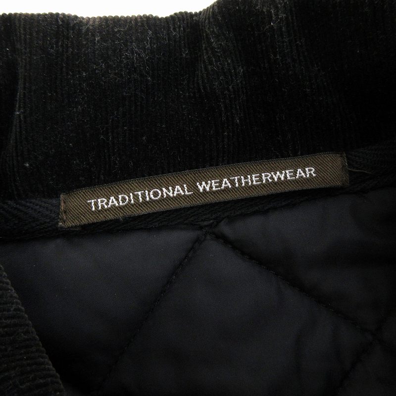  традиционный weather одежда стеганная куртка с хлопком нейлон воротник вельвет 082DT-7801A чёрный черный 38 #SM1 мужской 
