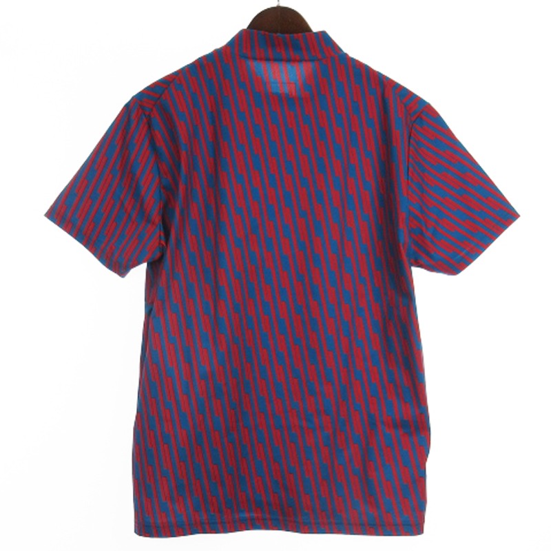  Taylor meidoTaylorMade high‐necked cut and sewn short sleeves total pattern Red Bull -L men's 