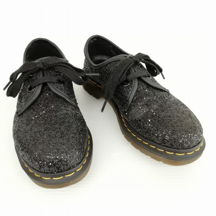  Dr. Martens DR.MARTENS 1461 FARRAHg Ritter 2 отверстие обувь ботинки UK6 черный женский 