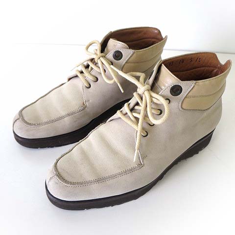  Salvatore Ferragamo Salvatore Ferragamo обувь комфорт обувь натуральная кожа n задний кожа 5 C бежевый 22cm обувь обувь 
