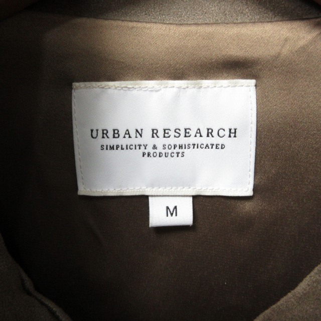  Urban Research URBAN RESEARCH искусственная кожа воротник-стойка блузон жакет замша хаки серия M размер IBO46